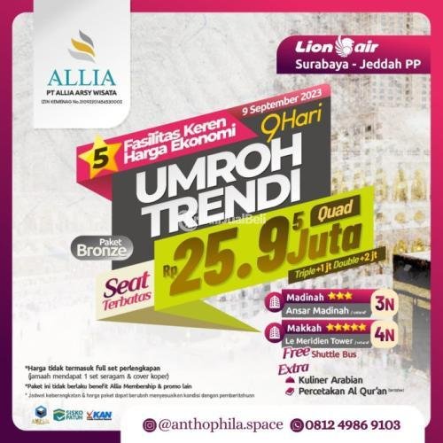 Persada Indonesia: Pilihan Terpercaya untuk Umrah di Malang, Dapat 5 Bintang dari Google