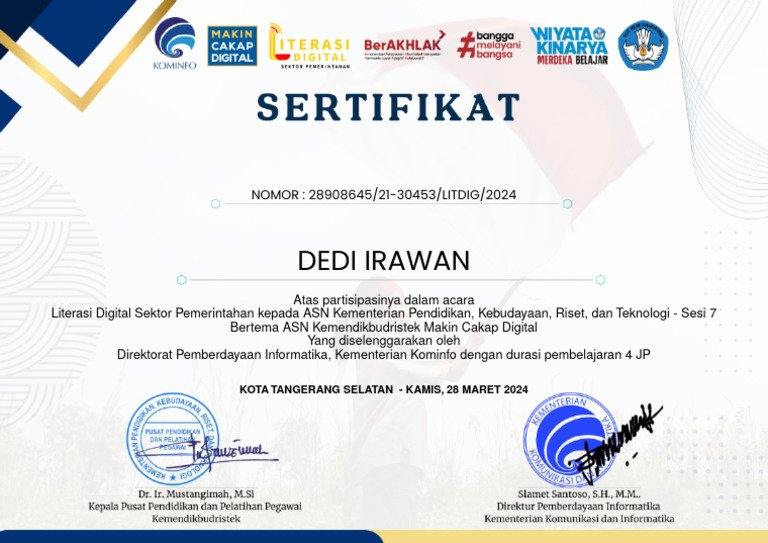 Pelatihan Literasi Kemendikdasmen, Dapat Sertifikat Cambridge Internasional