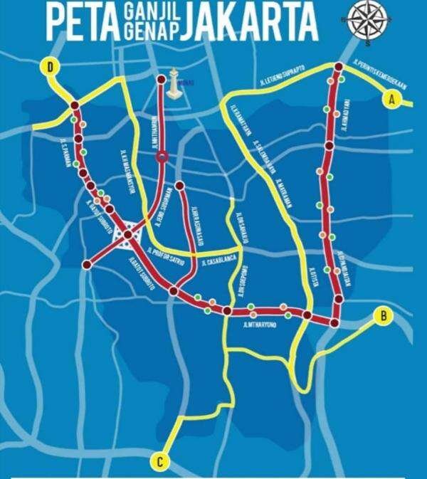 Jadwal Ganjil Genap Hari Ini di Jakarta, 1 Oktober 2025