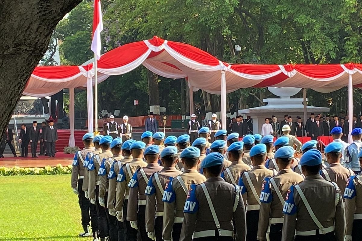 Prabowo Pimpin Upacara Hari Kesaktian Pancasila di Lubang Buaya