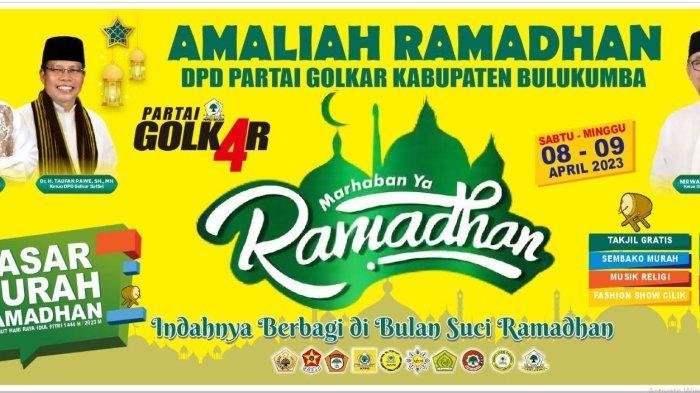 Ribuan Warga Berebut Diskon di Pasar Murah Golkar Makassar
