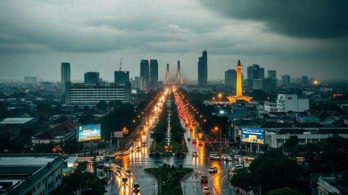 Ramalan Cuaca Surabaya 12 Oktober 2025: Berawan dan Angin Kencang