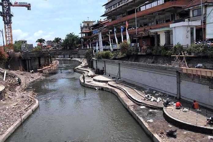 Proyek Penataan Tukad Badung Diteruskan, Deadline Tak Diperpanjang, PUPR Pasang Kisdam